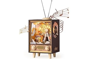 16” Ferris Wheel 3D Wooden Puzzles DIY Book Nook Kit