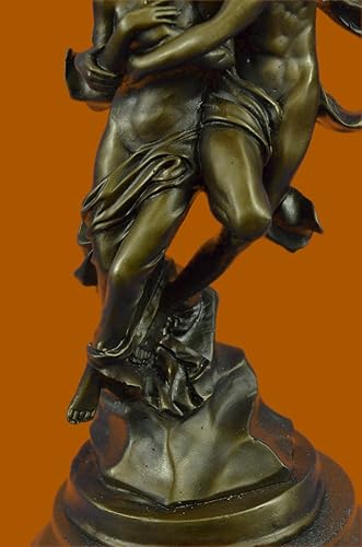 Miniatura 9 de Decoración de regalo Mármol Bronce Escultura Ángel Psique y Eros Estatua Figura Cupido