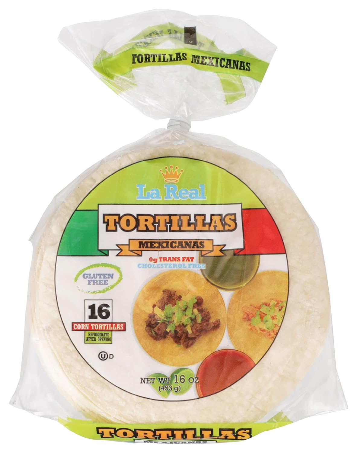 La Real Mexicanas Corn Tortillas, No Transfat, Cholesterol