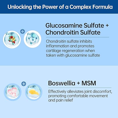 Miniatura 7 de OVOMET - Membrana de cáscara de huevo baja en purina glucosamina sulfato de condroitina MSM Boswellia Suplemento para articulaciones, apoya la