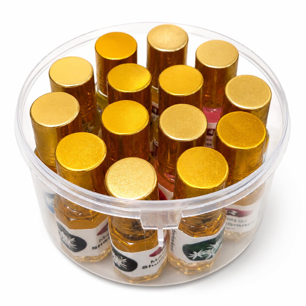 Wholesale Set of 12 Laddu Gopal Ji Attar for Daily Seva & Puja | Divine Fragrance Attar for Thakur Ji Shringar | Temple Use Fragrance Oil | Long Lasting Aroma | 10ml-image-6