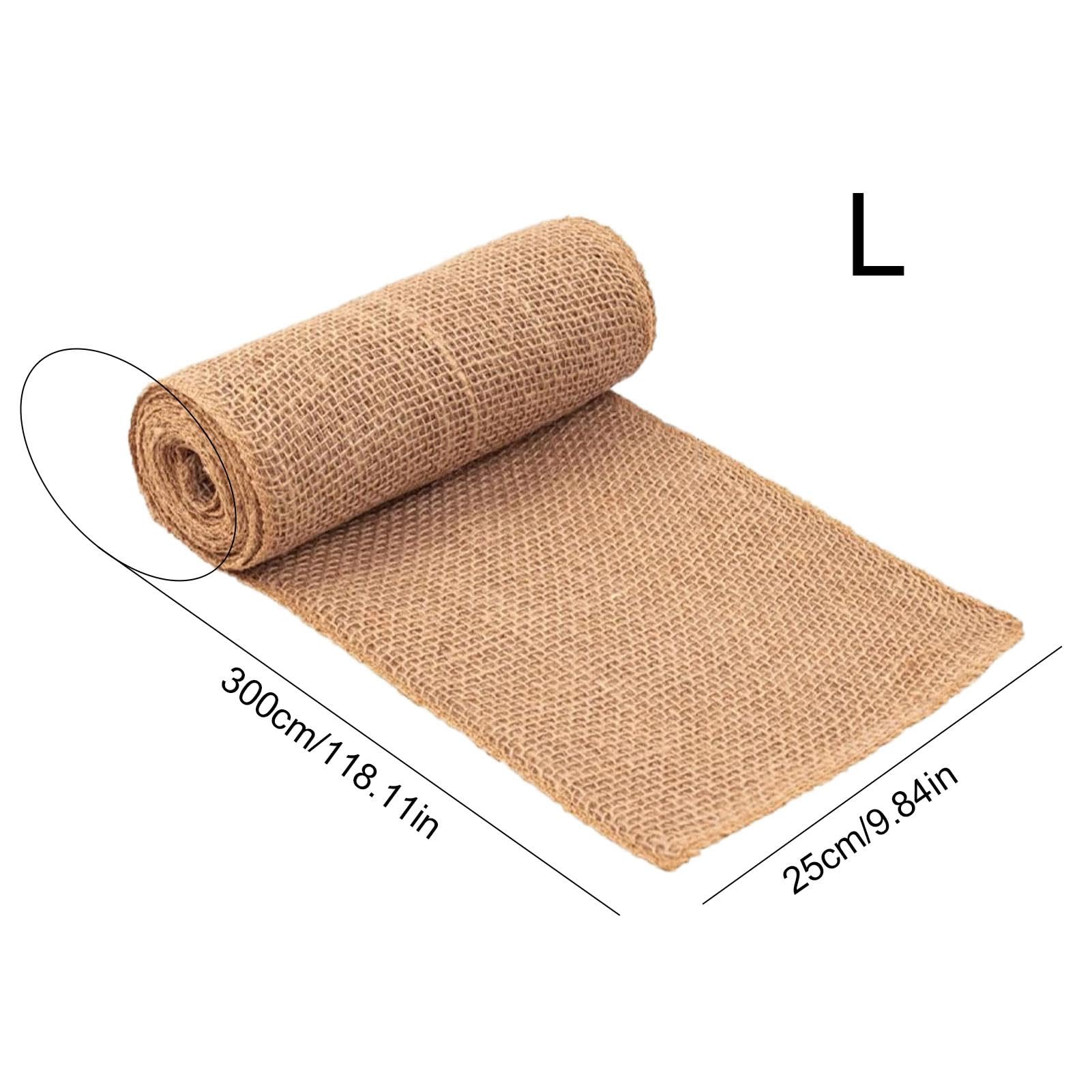 4 Rotoli Di Tela Di Iuta Per Proteggere Alberi – 25,4 Cm X 3 M, Antigelo E Antiparassitario