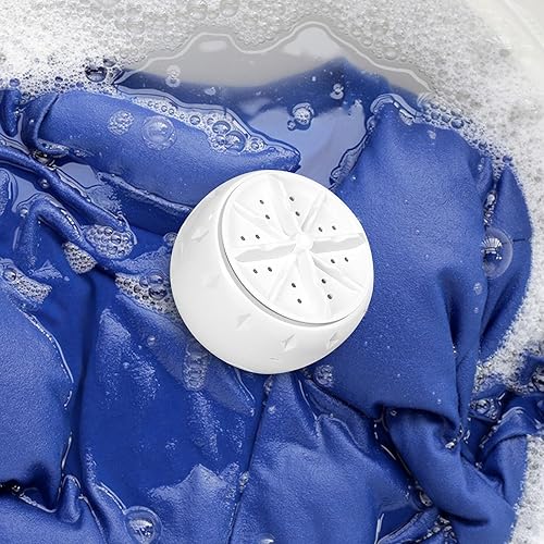 Miniatura 5 de Lavadora portátil de turbina ultrasónica mini lavadora de bajo consumo alimentado por USB para ropa interior Rv ropa y delicadas Lavaplatos