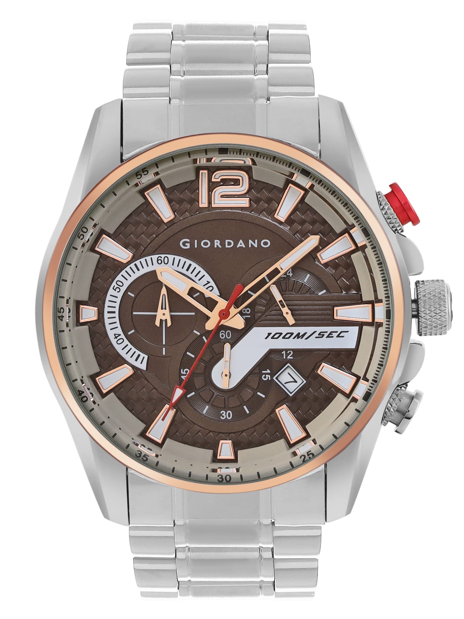 Giordano Analog Stylish Watch for Men Water Resistant Fashion Watch Round Shape with Multi-Functional Wrist Watch for Men & Boys to Compliment Your Look/Ideal Gift for Male - GZ-50076 (B0C6QR9J62) Amazon Price History, Amazon Price Tracker