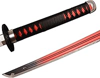 Vista 10 de SV Anime Demon Slayer Sword Katana 41 Inch Decorative Collectible Gift Cosplay Sword，Various Styles Available