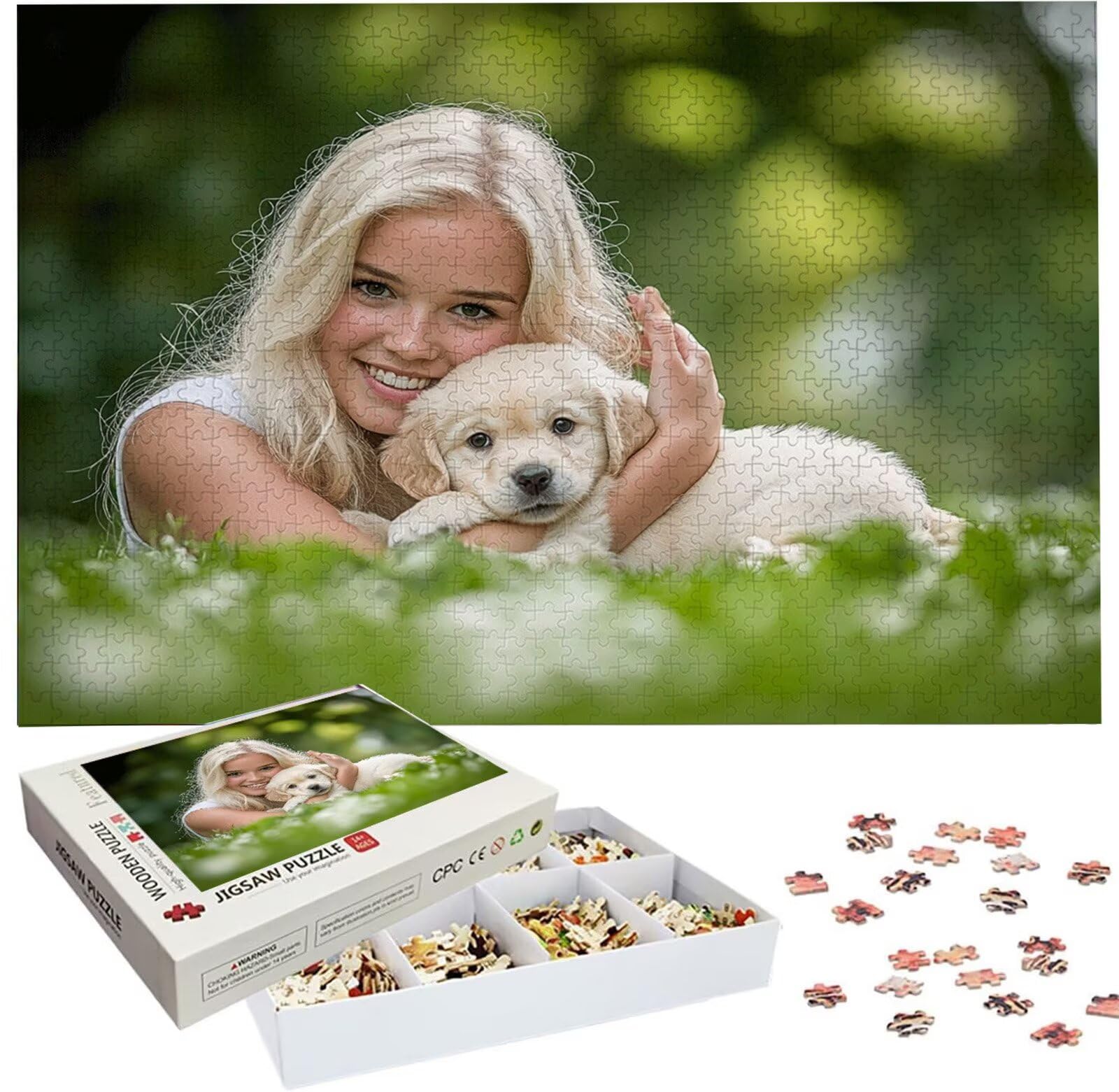 Puzzle Personalizzato con Foto e Testo 5000 Pezzi - Stampa in HD, W-5472