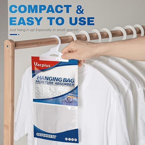 Miniatura 4 de Vacplus Paquetes absorbentes de humedad, paquete de 30 paquetes sin fragancia, paquetes de humedad, paquetes desecantes, bolsas deshumidificadoras