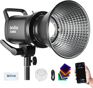 Godox SL60IIBi Bi-Color LED Video Light, 2800k-6500k,11 FX Effects, APP/2.4G Wireless Remote Control Adjust Brightness, Bowens Mount Continuous Light for Video Recording Studio/Outdoor Shooting