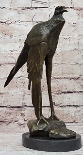 Moigniez Exotic Brazilian Bird Bronze Sculpture Marble Base Figurine Sale Decor Sculpture Figurine Figure Statue Gift by Think Bronze