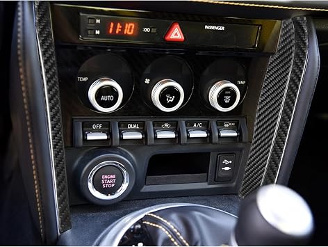 SUNJIKA Multimedia Knob Frame Trim for Subaru BRZ Scion FR-S 2016-2020