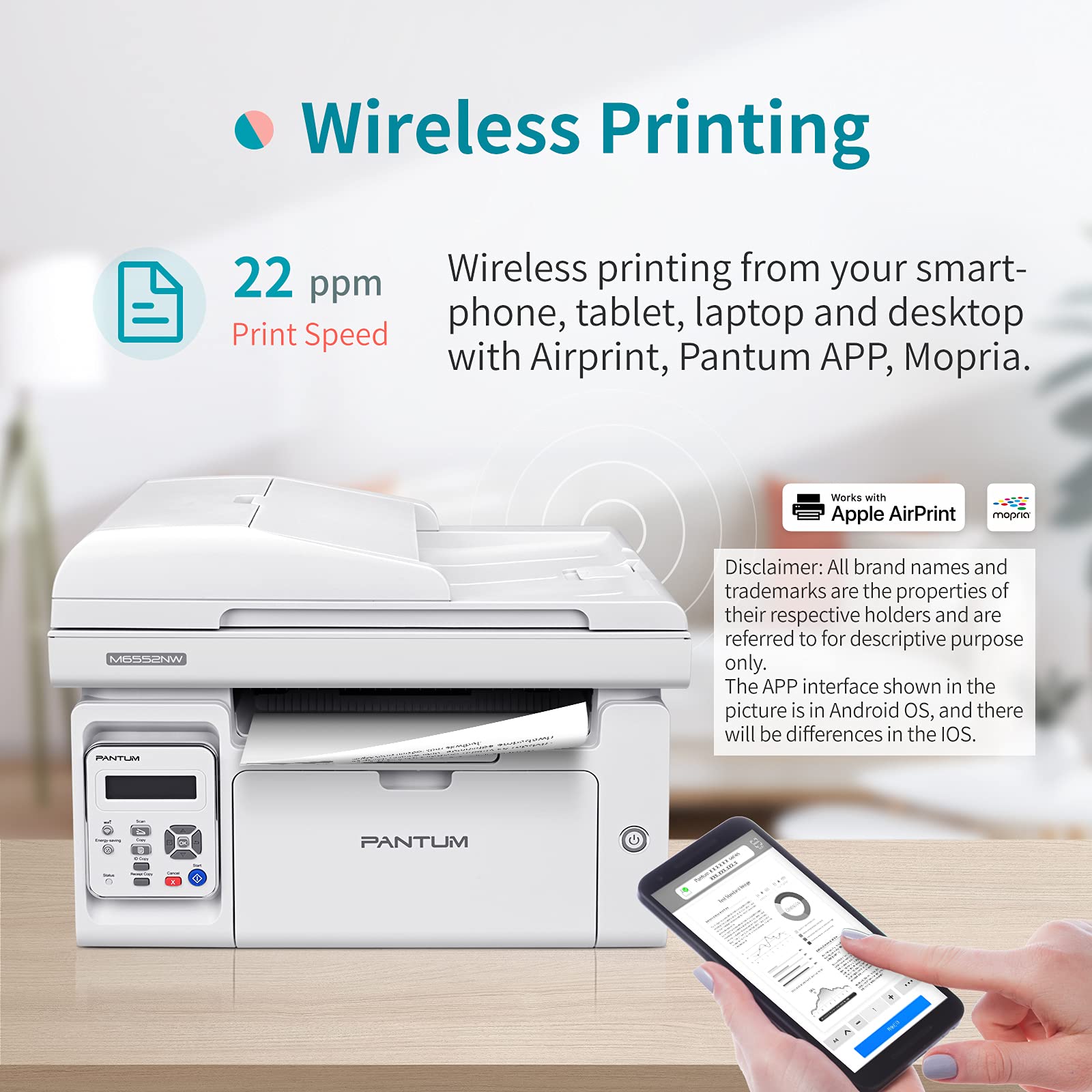 All in One Laser Printer Scanner Copier with Auto Document Feeder