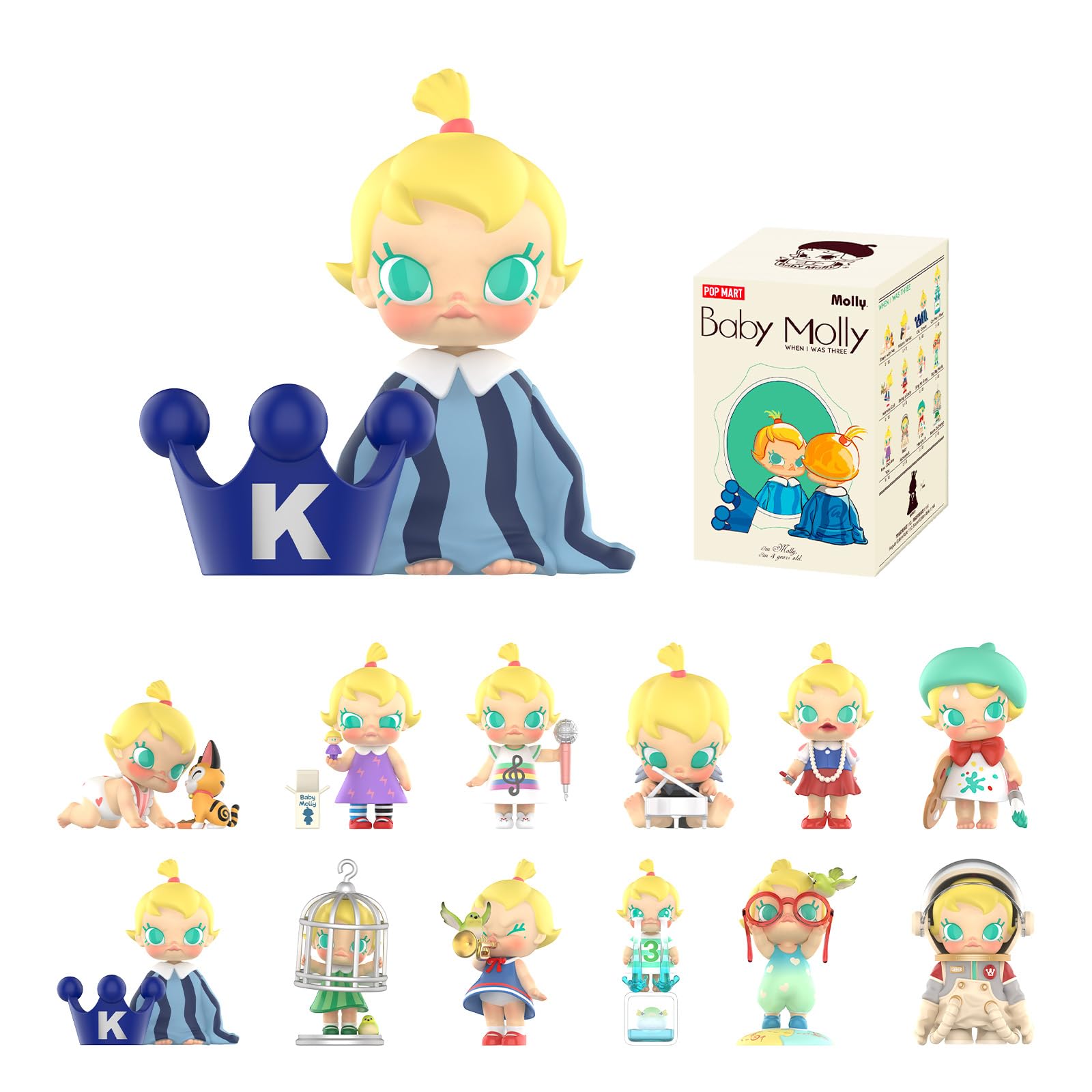 Amazon.co.jp: POP MART(ポップマート) Baby Molly When I was Three