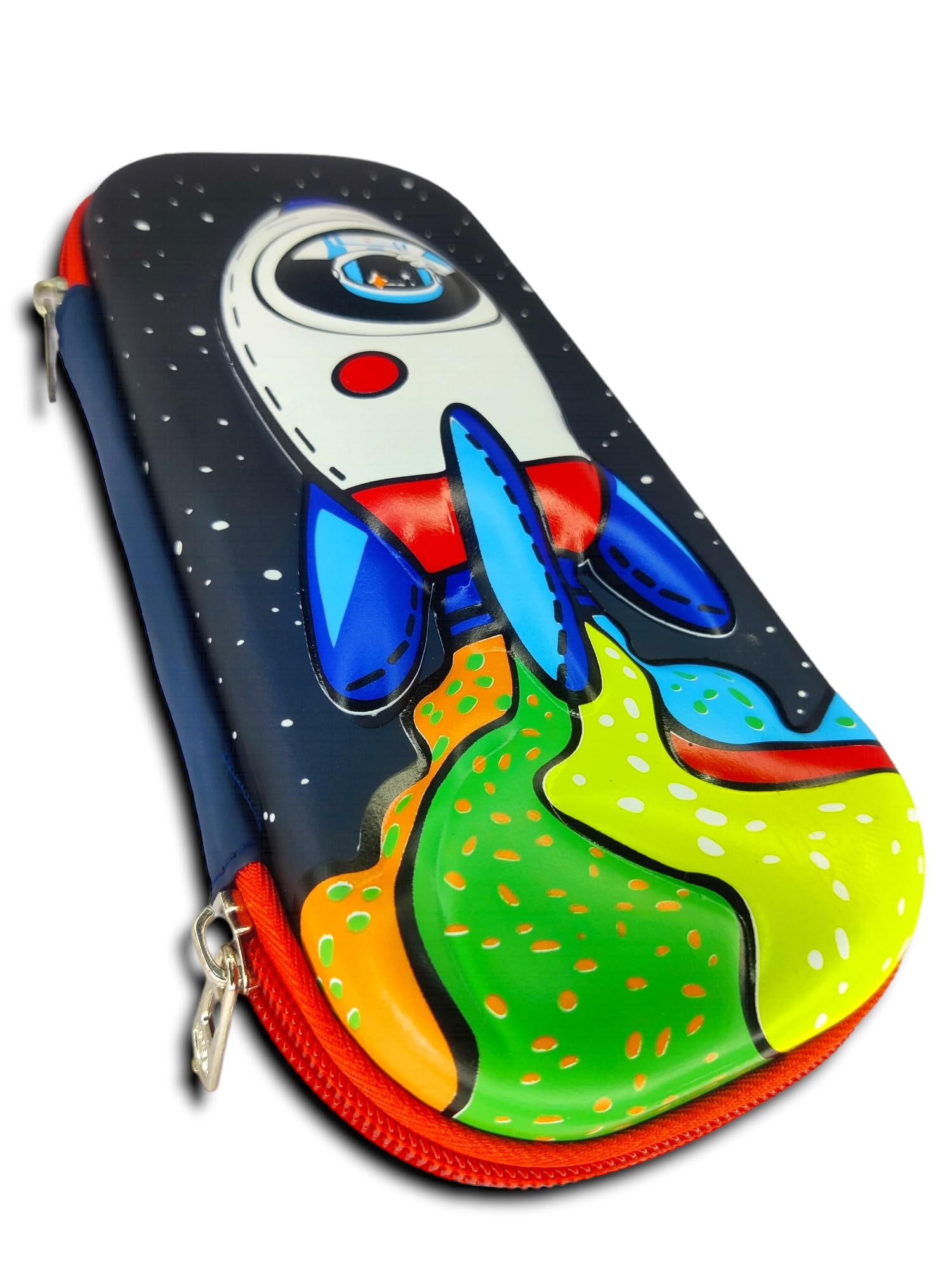 Umadiya 3D Cover Large Capacity Pencil Case Compass With Compartments, School Supply Organizer For Students (3D Rocket Ultra, Canvas, Multicolor) (B0C7HL6HFV) Amazon Price History, Amazon Price Tracker