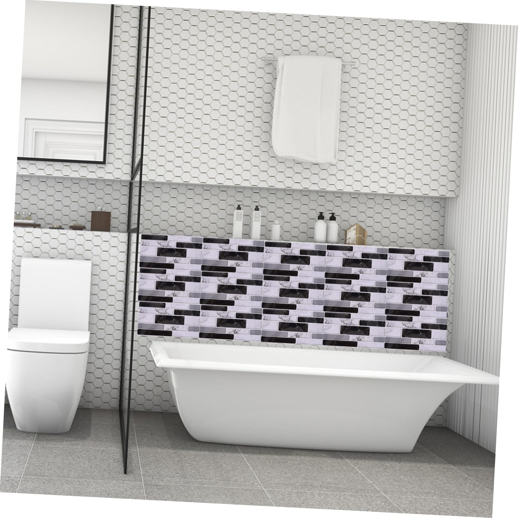 Azulejos de Pared Autoadhesivos de Mármol, 27 Piezas Impermeables