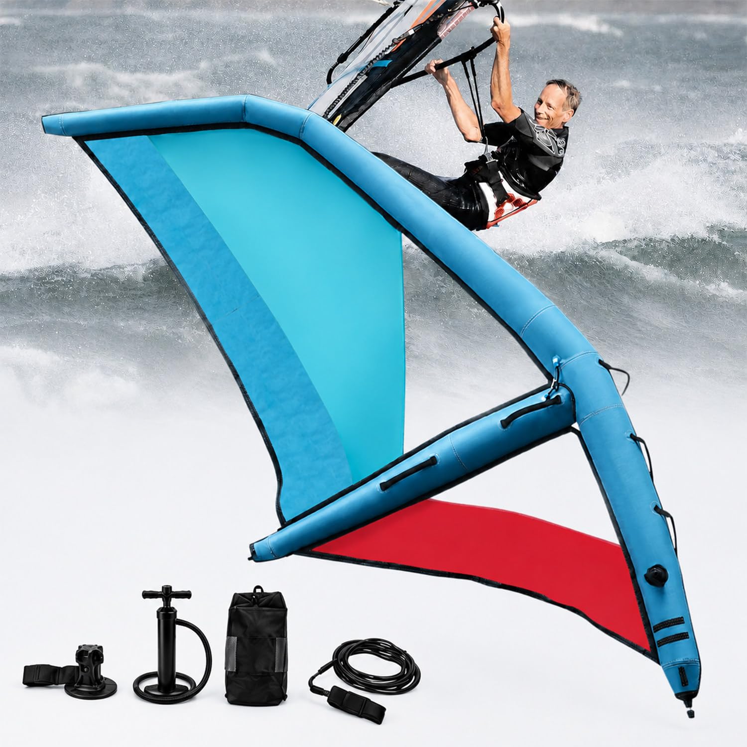 Portable Paddleboard Sail, Windsurfing Sail, Wind Surfboard Sails 3.2㎡