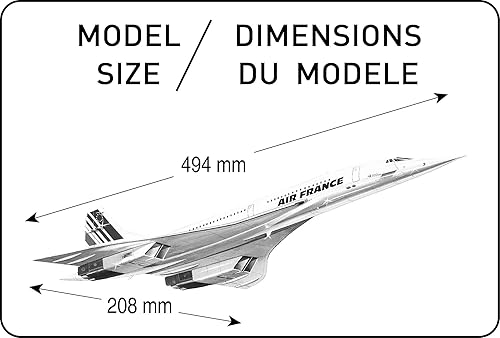 Miniatura 2 de Heller Kit de construcción de modelo de avión supersónico Concorde