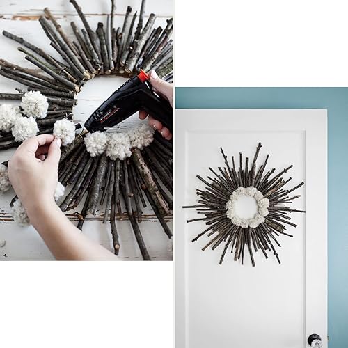 Miniatura 8 de Oungy 300 palitos de madera de 4 pulgadas de largo para manualidades de 0.1 a 0.3 pulgadas de diámetro, ramas naturales para manualidades, proyectos