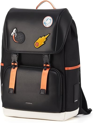 MOKOBARA The Dodge Backpack | Water-Resistant Nylon With Vegan Leather Trims | 15.6” Laptop &amp; Tech Compartment | Organised...