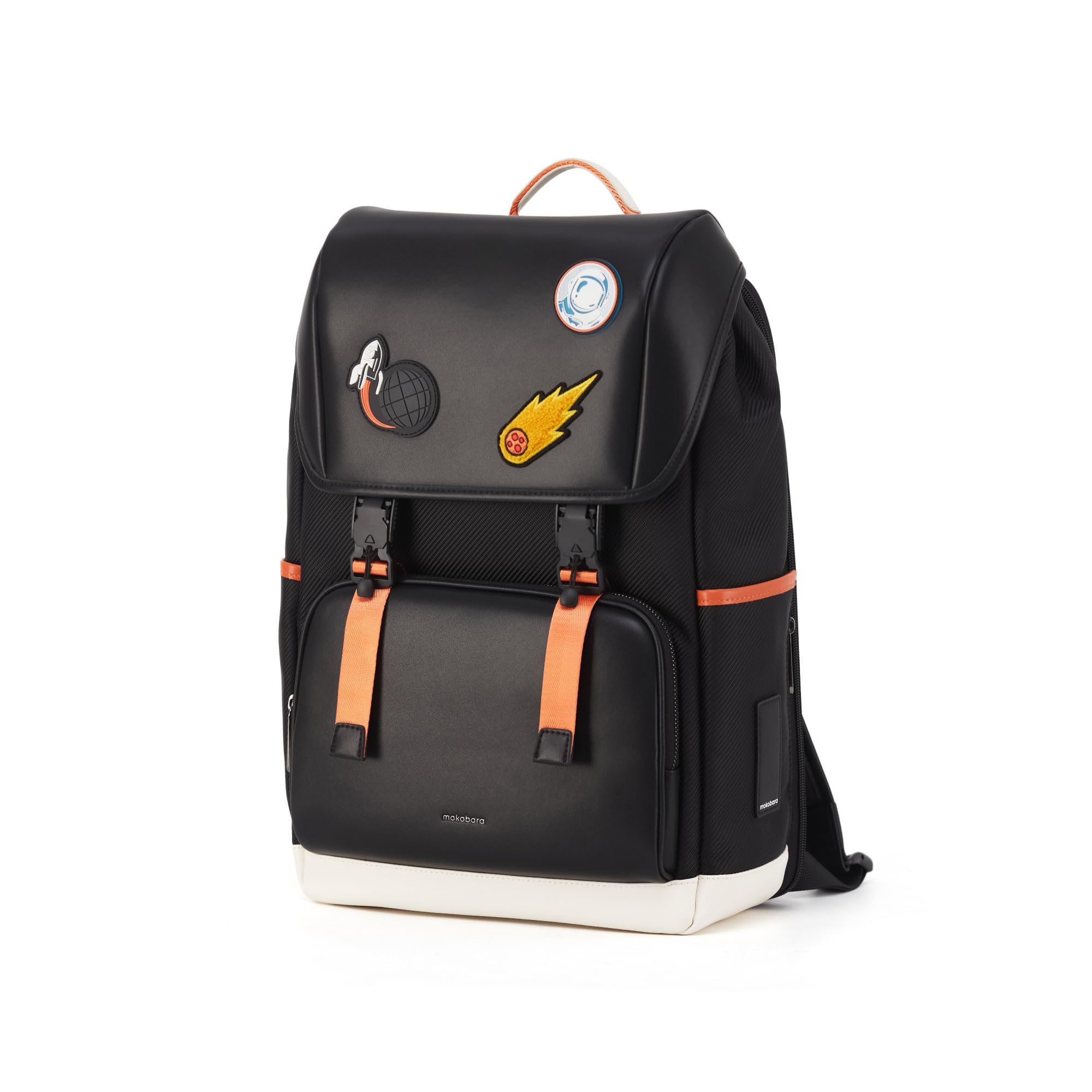 mokobara The Dodge Backpack | Water-Resistant Nylon with Vegan Leather Trims | 15.6” Laptop & Tech Compartment | Organised Travel & Commute Bag | Black | 21L-picture-21