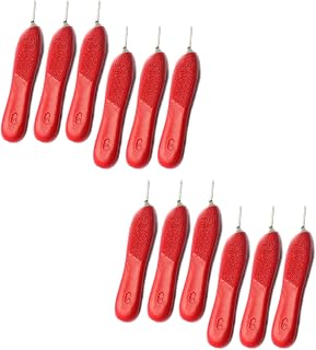 OdontoMed2011 Set of 12 Pieces Scalpel Knife Handle #5 Red Plastic Grip Veterinary, Dental Instruments