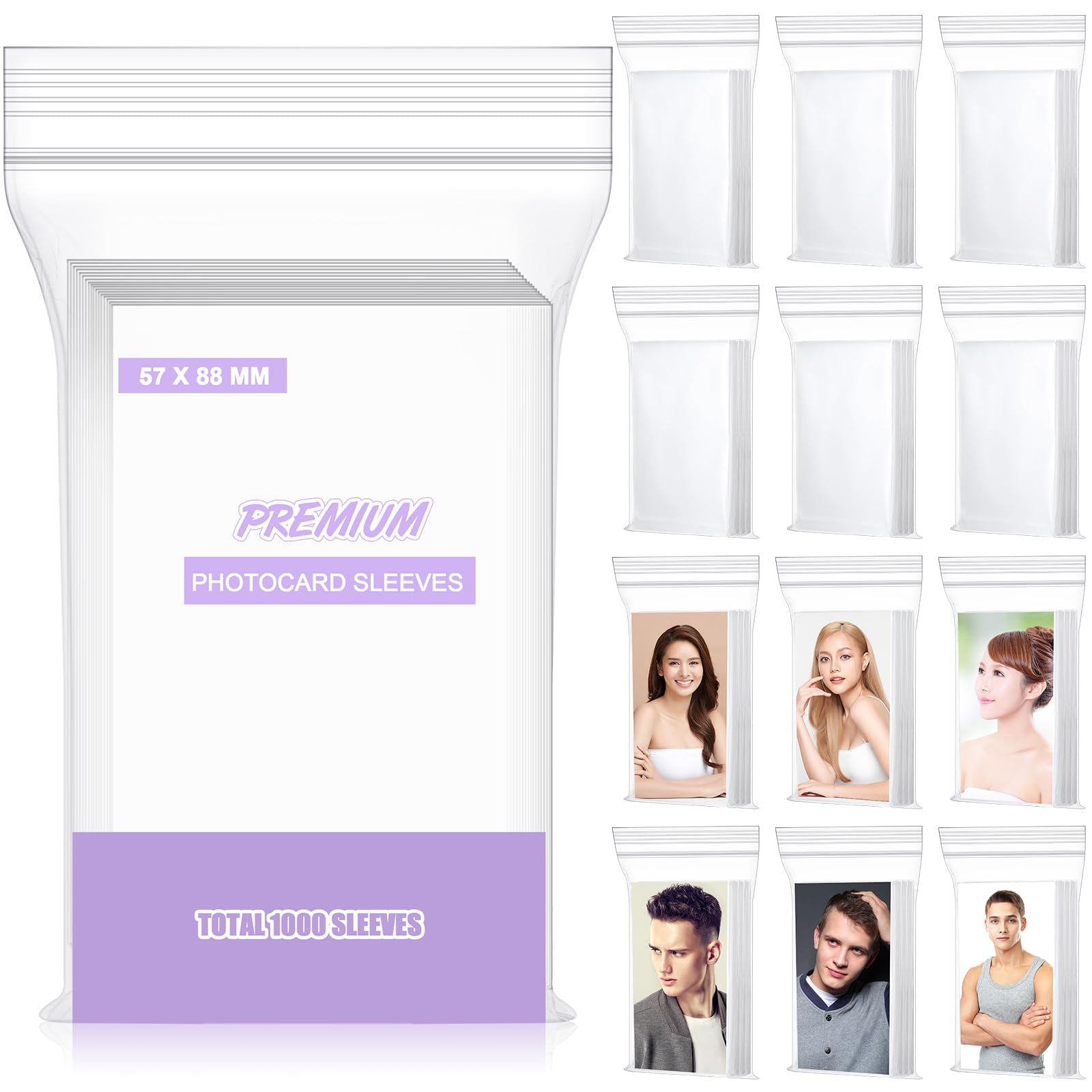 Amazon.com: MotiMind 1000 Pcs Kpop Photocard Sleeves 2.28 x 3.5 Inch (57 x 88 mm) Clear Polypropylene Idol Photo Card Sleeves Transparent Card Protector PVC Free and Acid Free for Albums Photocards : Toys & Games Amazon.com: MotiMind 1000 Pcs Kpop Photocard Sleeves 2.28 x 3.5 Inch (57 x 88 mm) Clear Polypropylene Idol Photo Card Sleeves Transparent Card Protector PVC Free and Acid Free for Albums Photocards : Toys & Games