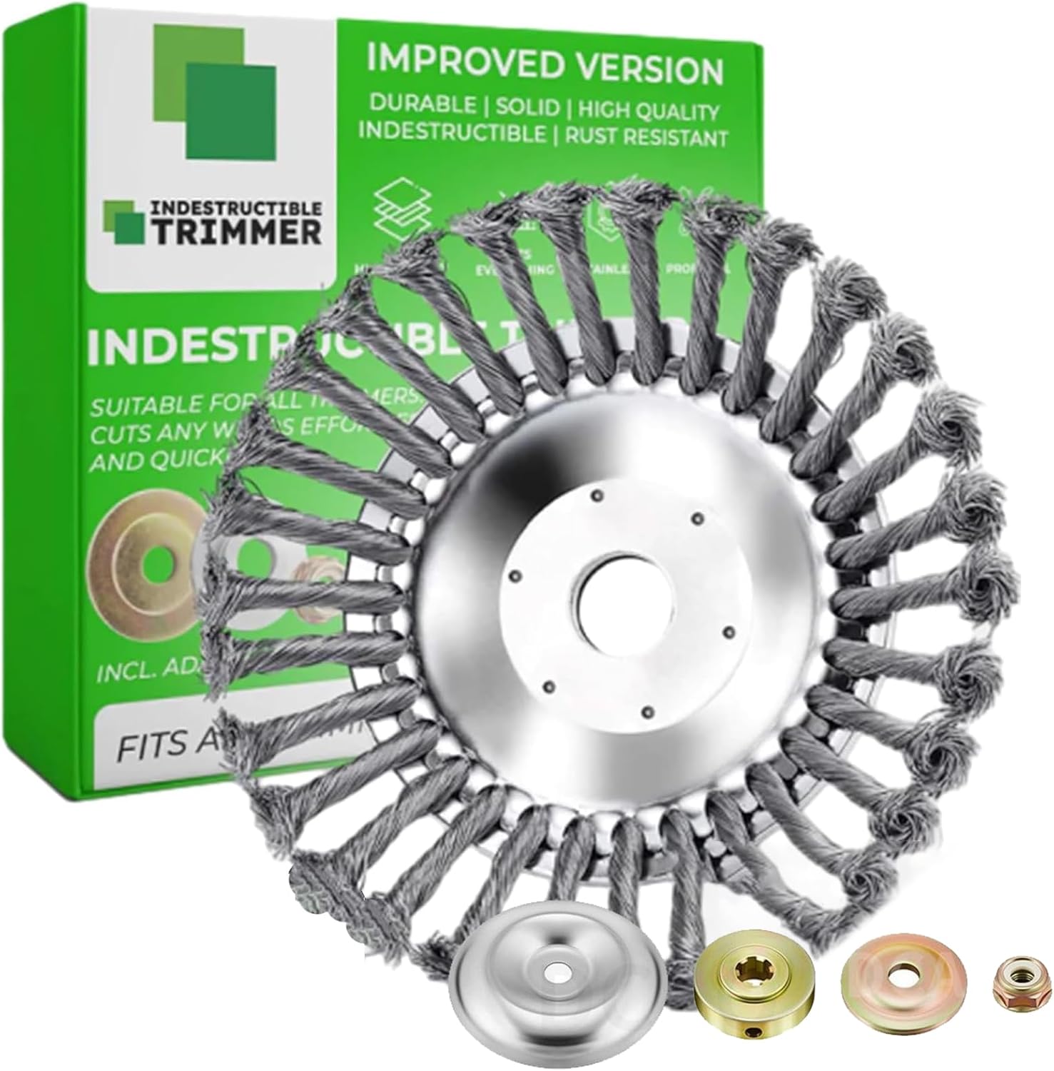 6/8/10 Inch Indestructible Trimmer Head, Indestructible