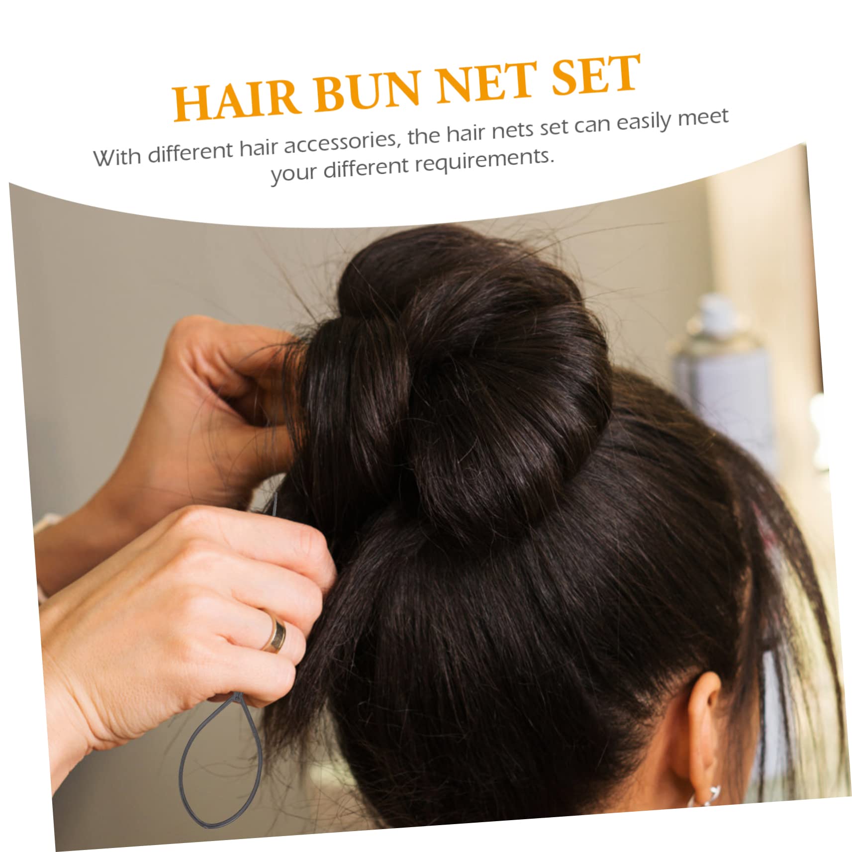 DOITOOL 5sätze Unsichtbare Haarnetze Für Dutt Und Hochsteckfrisuren Elastische Praktische Haarnetze Für Damen Und Mädchen Für Ballett Und Besondere Anlässe