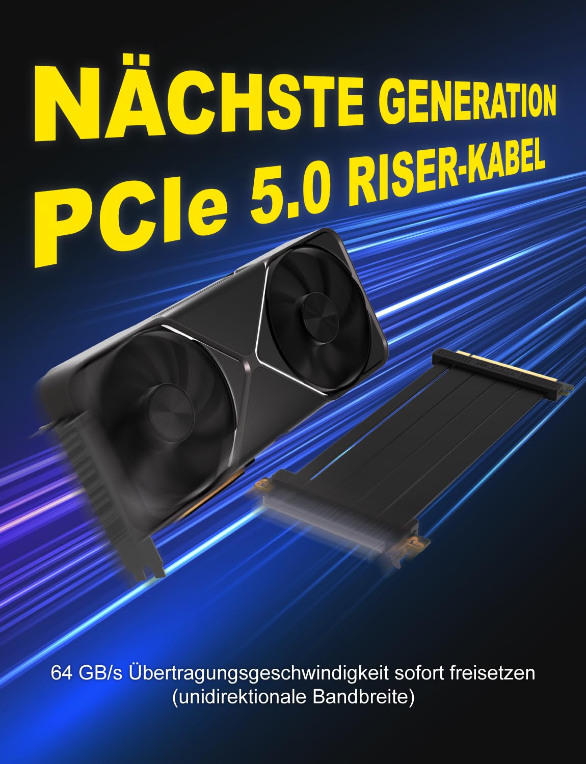 Ezdiy-Fab PCIe 5.0 Riser-Kabel – Bild 3