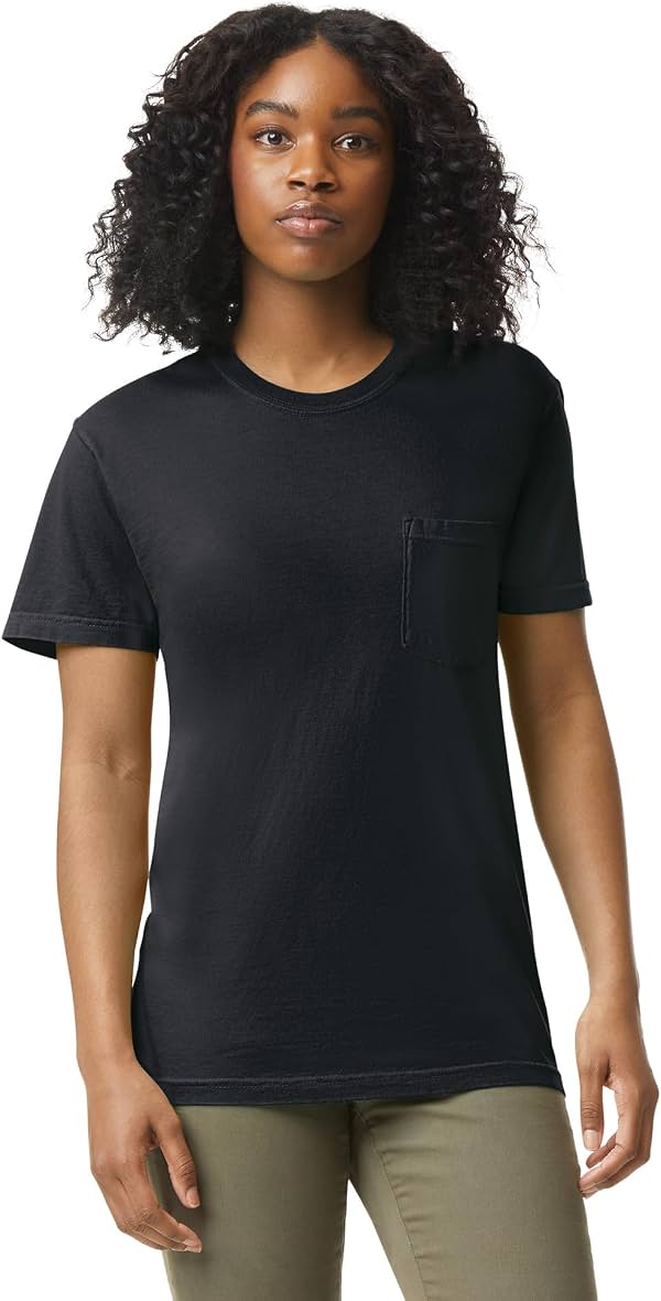 Camiseta de manga corta con bolsillo para adultos Comfort Colors, Estilo 6030