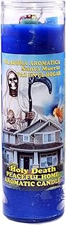 12 Pieces Candles Cocktail HOLY Death Peaceful Home-Santa Muerte PAZ EN HOGAR