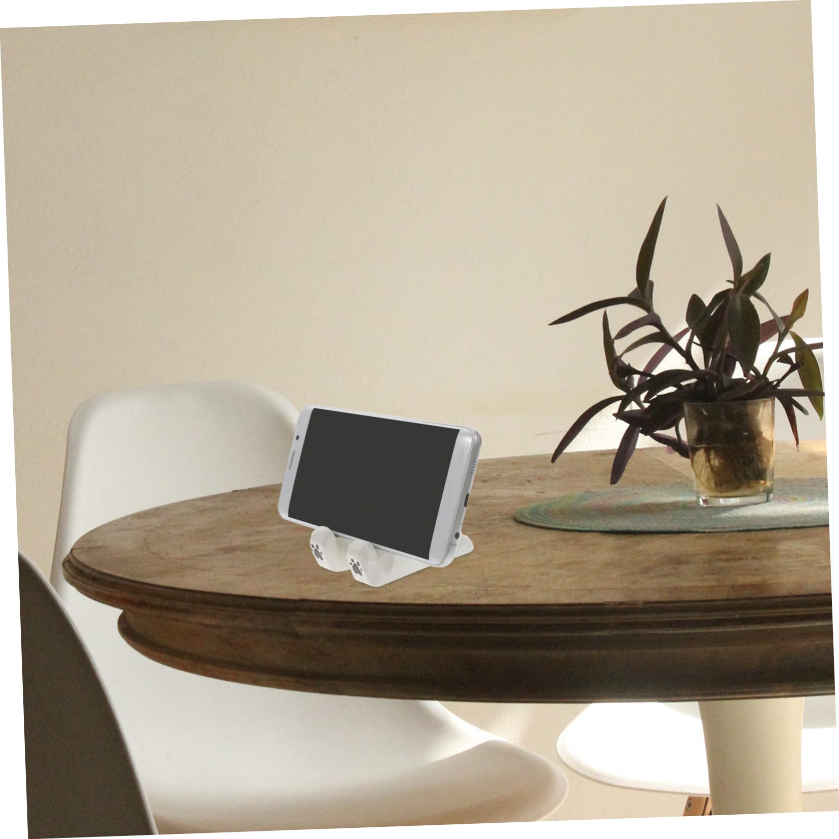 Housoutil 3 Stücke Universal Telefon Bär Holz Handy Ständer Solide Struktur Für Schreibtisch Büro Hause