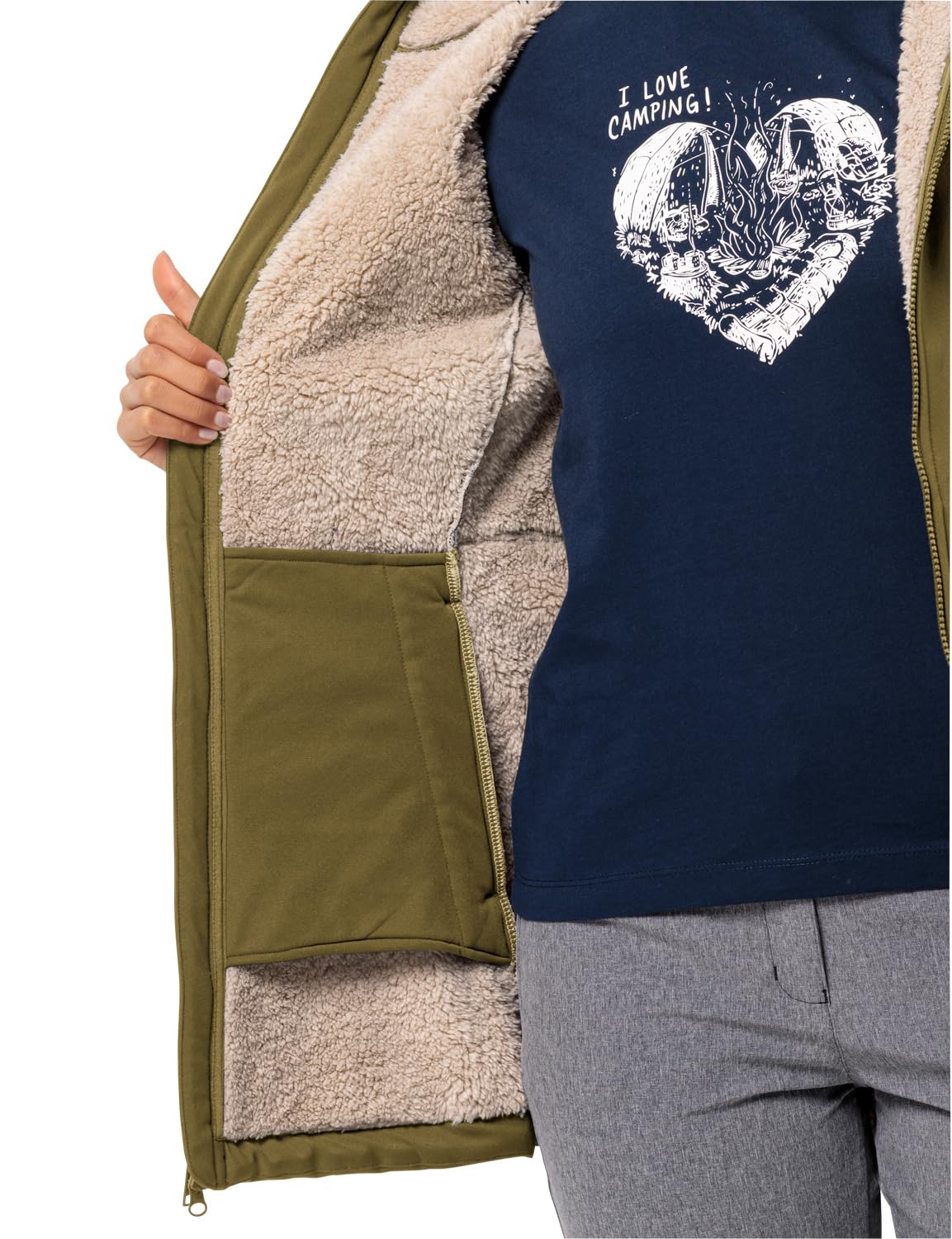 Jack Wolfskin Damen Windland Coat W Softshellmantel