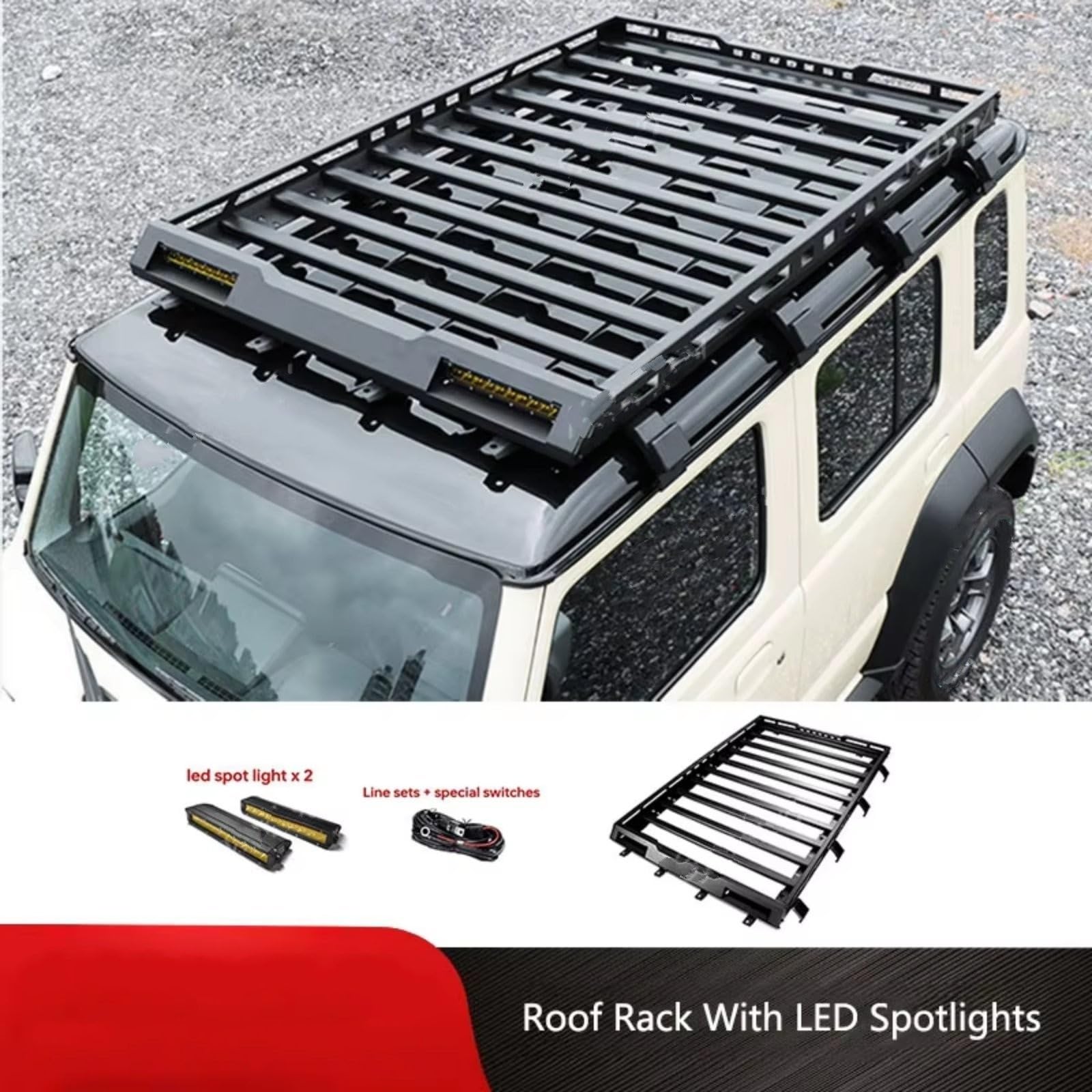 Porta Equipaje Automóvil para Suzuki para Jimny 5 Puertas JB74 JC74