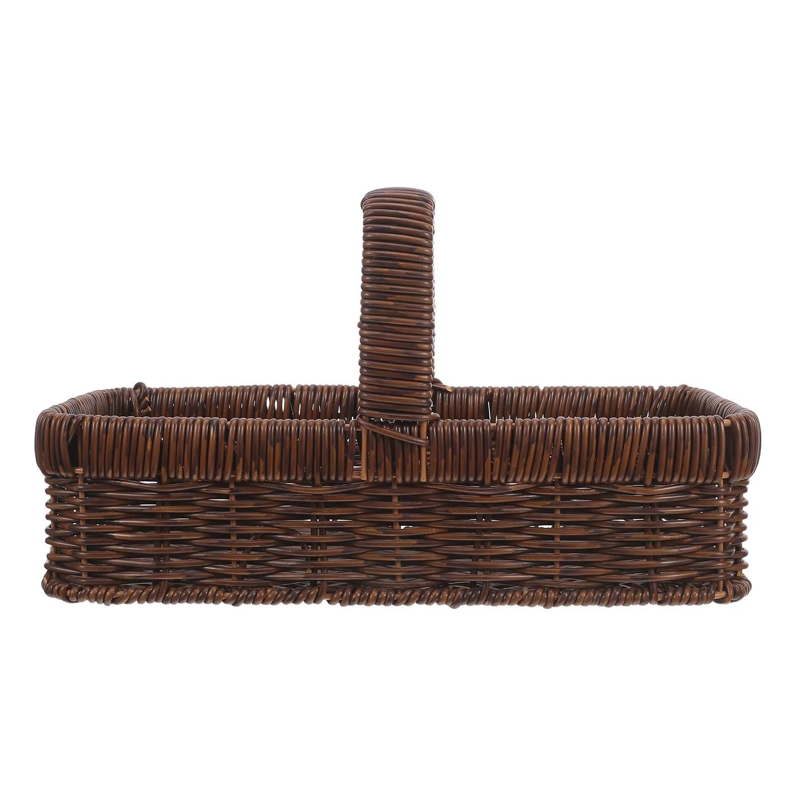 Woven Rattan Basket