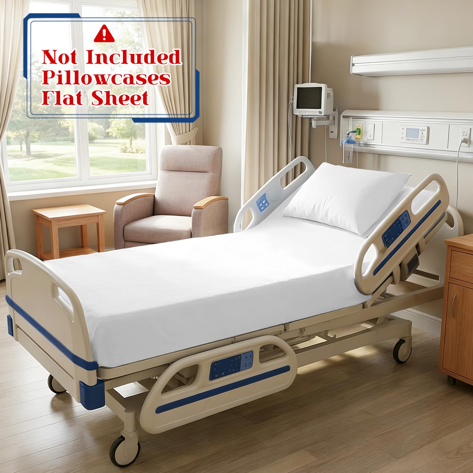 Hospital Fitted Sheets - Soft & Secure -5