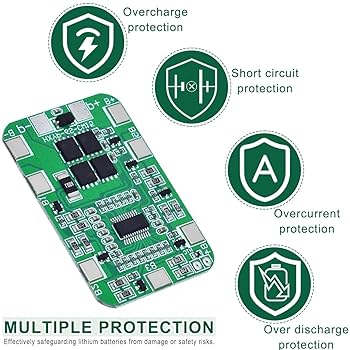 Amazon.co.jp: DAOKAI リチウム電池保護板 バランス充電 6S 14A