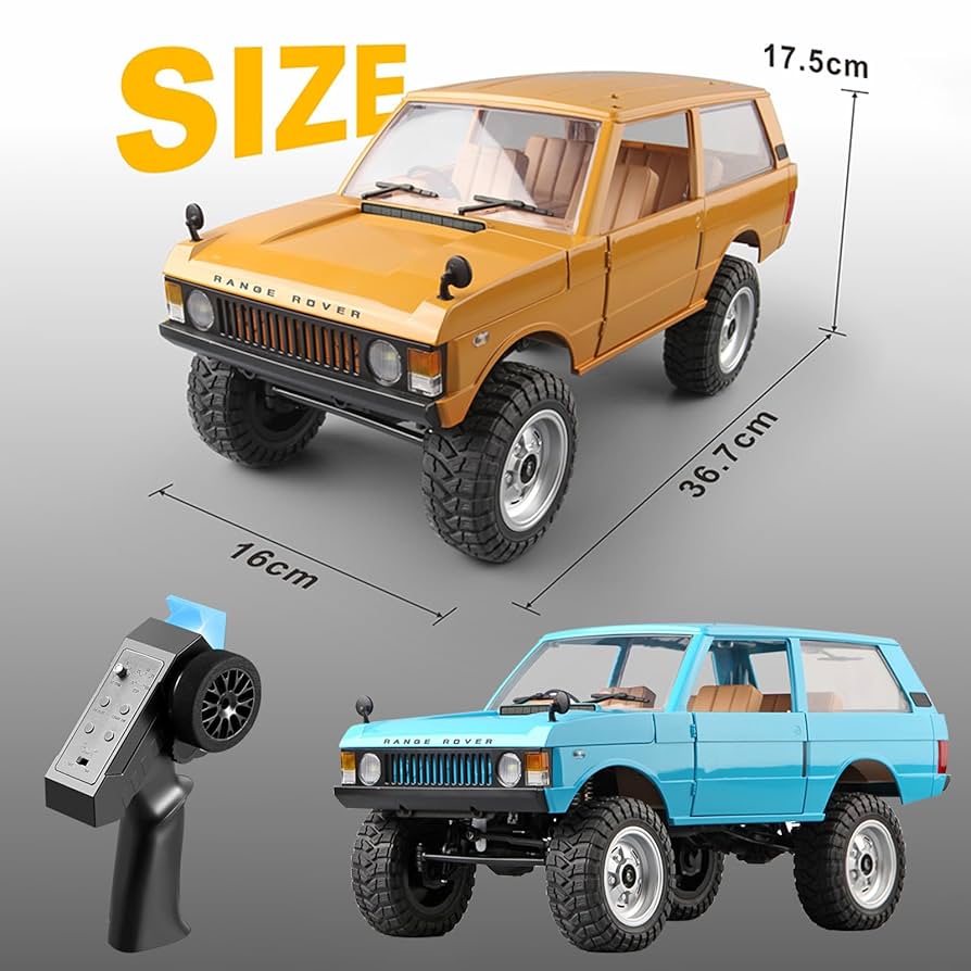Amazon.com: SVERTIBO MN-168 1/12 RC Crawler, Ranger Rover