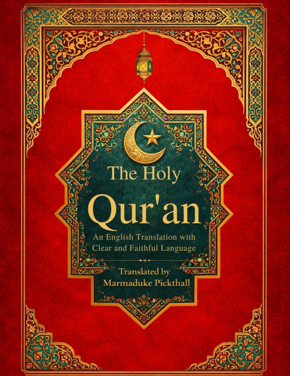 The Holy Qur’an: Clear ans Easy To Read Quran | Red Cover | English Translation