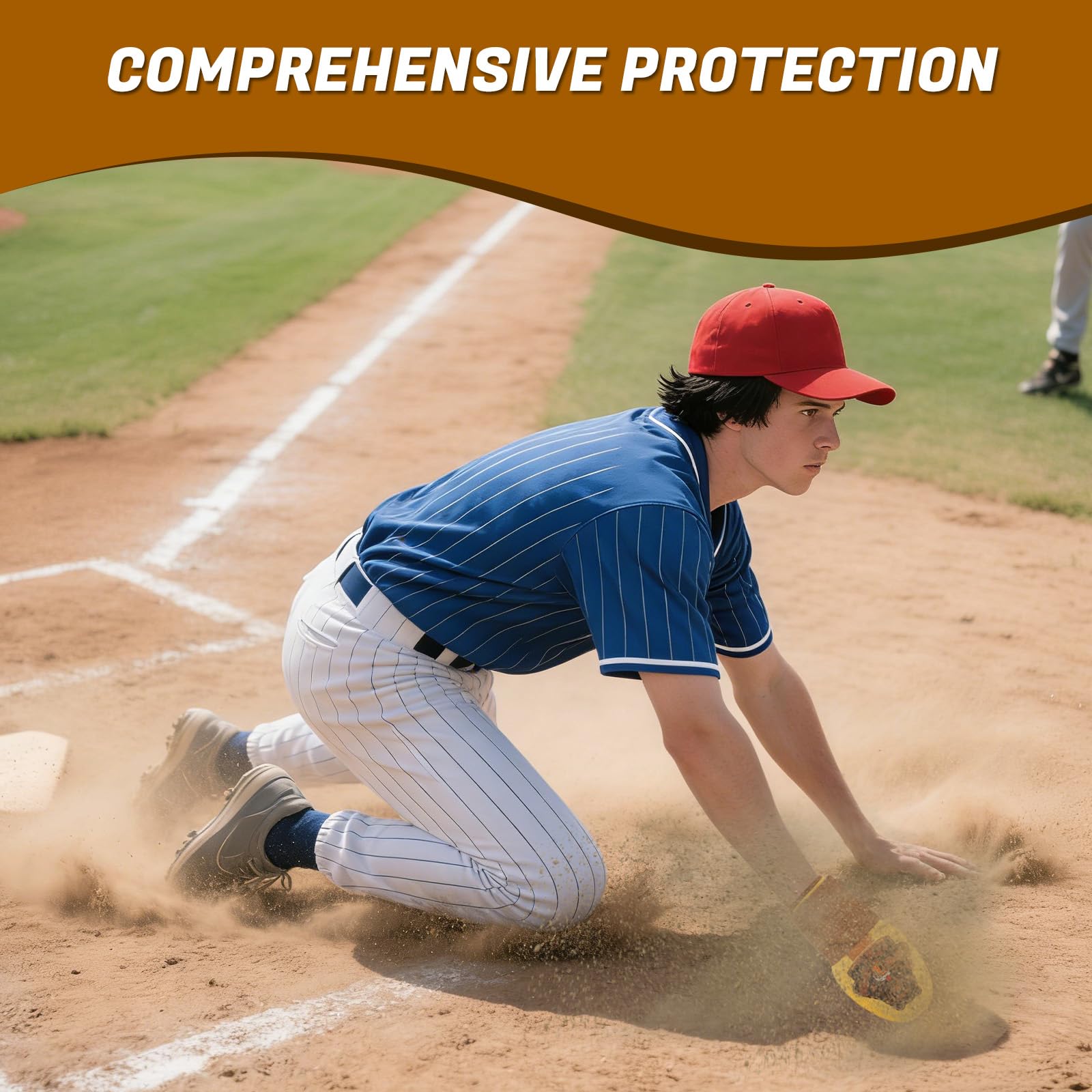Manopla deslizante de béisbol – Guante deslizante para jóvenes – Accesorio de goteo goteo hombre de jengibre, Coco, Scary HaHa – Softbol