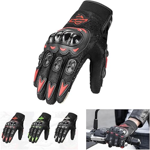 Miniatura 6 de PUCIO Para Yamaha YZF-R1 R6 R15 R25 R125 R5 FZ6 FZ6R XJ6 YZF750 Guantes de ciclismo universales para motocicleta con pantalla táctil masculina y