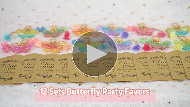 L BUTTON BUTTERFLY BOA ｜birthdaybash Amazon.com: Butterfly Birthday Decorations, 106 Pcs