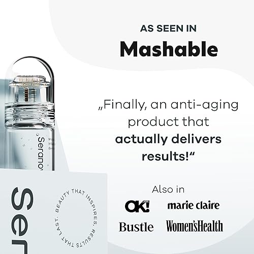 Miniatura 2 de Seranova - Micro infusión para el cuidado de la piel - con péptidos de colágeno y ácido hialurónico, suero facial y sello 0.002 in - Suministro para