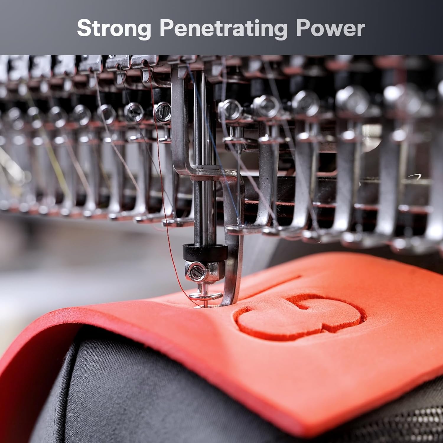 BAi The Vision+40 Colors thread+12" x 25 Yd tear Away Backing+ 6"x8" Puffy Foam+White Bobbins 144pcs Plastic Sided Type L(SA155), 60WT(75D/2)