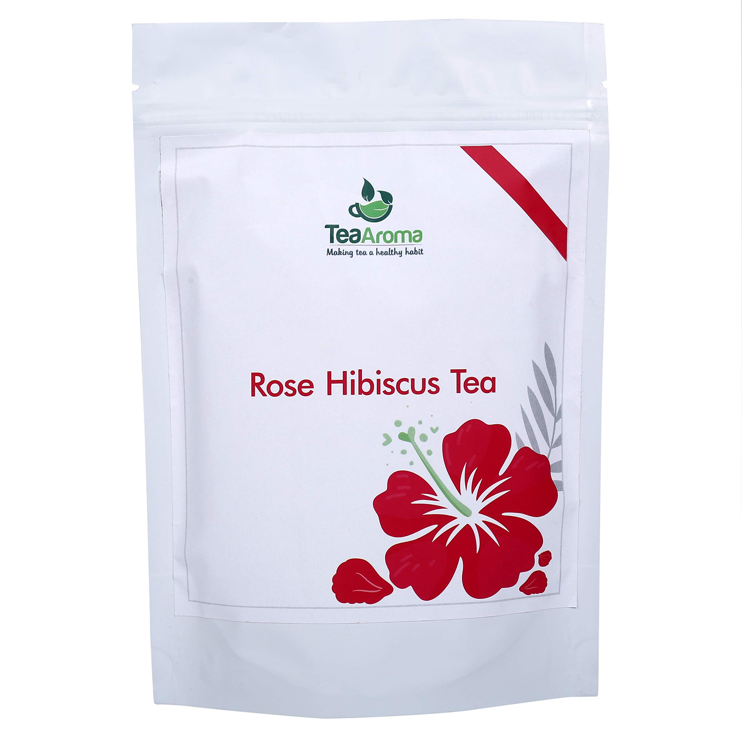 Tea Aroma -Rose Hibiscus Tea Caffeine, 100 Gm Organic Rose & Hibiscus - 100 g (B07PDG3KS8) Amazon Price History, Amazon Price Tracker