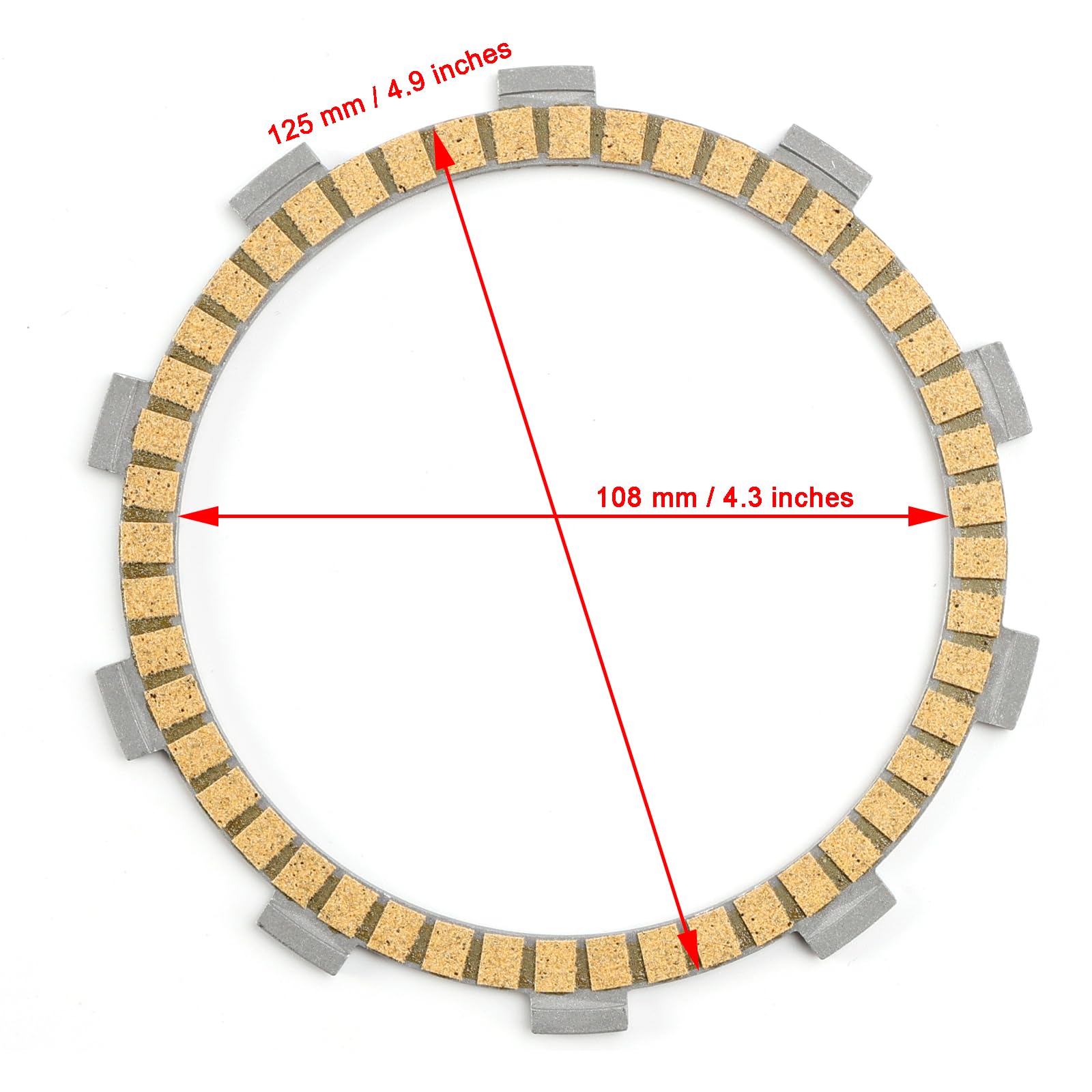 プレート Amazon.com: Areyourshop Clutch Kit & Friction Plates for Kawasaki