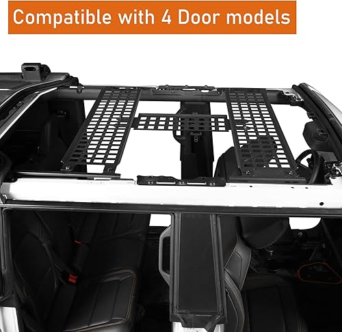 Miniatura 3 de Hooke Road Bronco - Kit de panel de almacenamiento superior MOLLE para Ford Bronco 4 puertas 2021 2022 2023 2024 2025