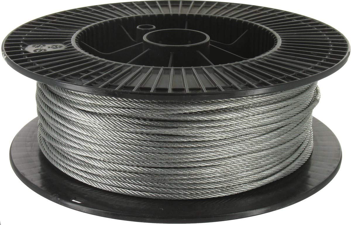 Bobine de 100 m de câble d'horlogerie 6 torons de 7 fils - ø2 mm