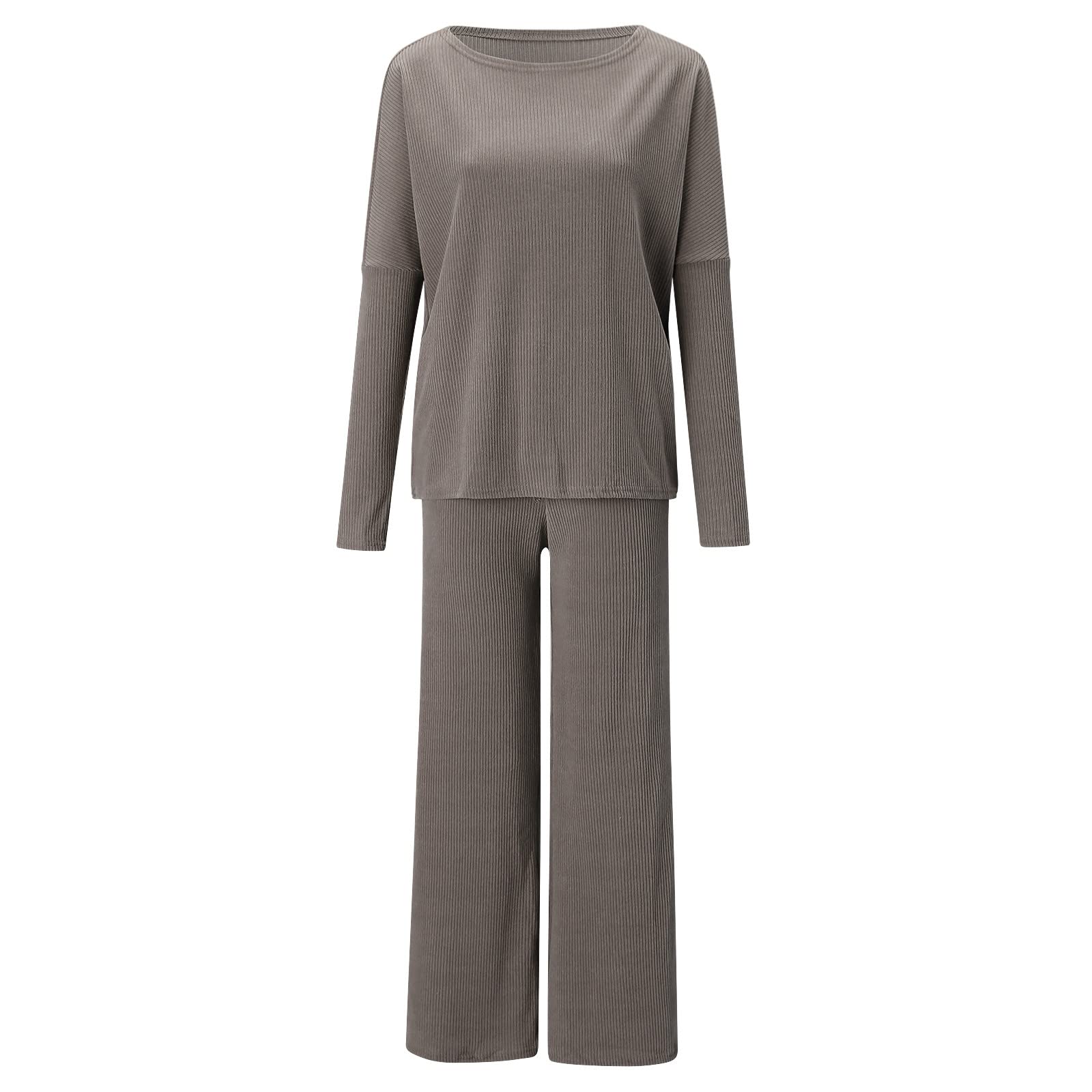 Jogginganzug Damen Glitter Jumpsuit Outfit Sweatsuits Sets Lange Hose Loungewear Workout Athletic Trainingsanzüge Pullover Wideleg Pants Set Damen Hausanzug