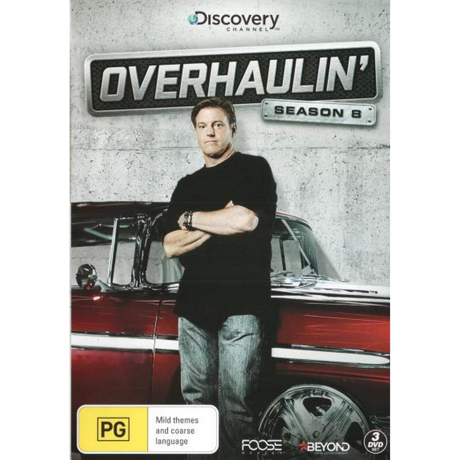 Overhaulin' Season 8 en DVD Serie de Restauración de Coches Clásicos PAL 3 Discos