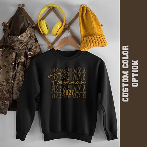 Miniatura 4 de Freshman Class of 2027 Shirts for College and High School Students - 9th Grade Back to School Wear